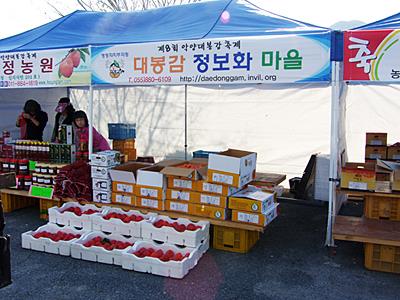 제8회 악양 대봉감 축제 판매장 썸네일 이미지